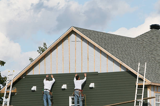 Professional Emergency Siding Repair technician working in Collinsville, VA